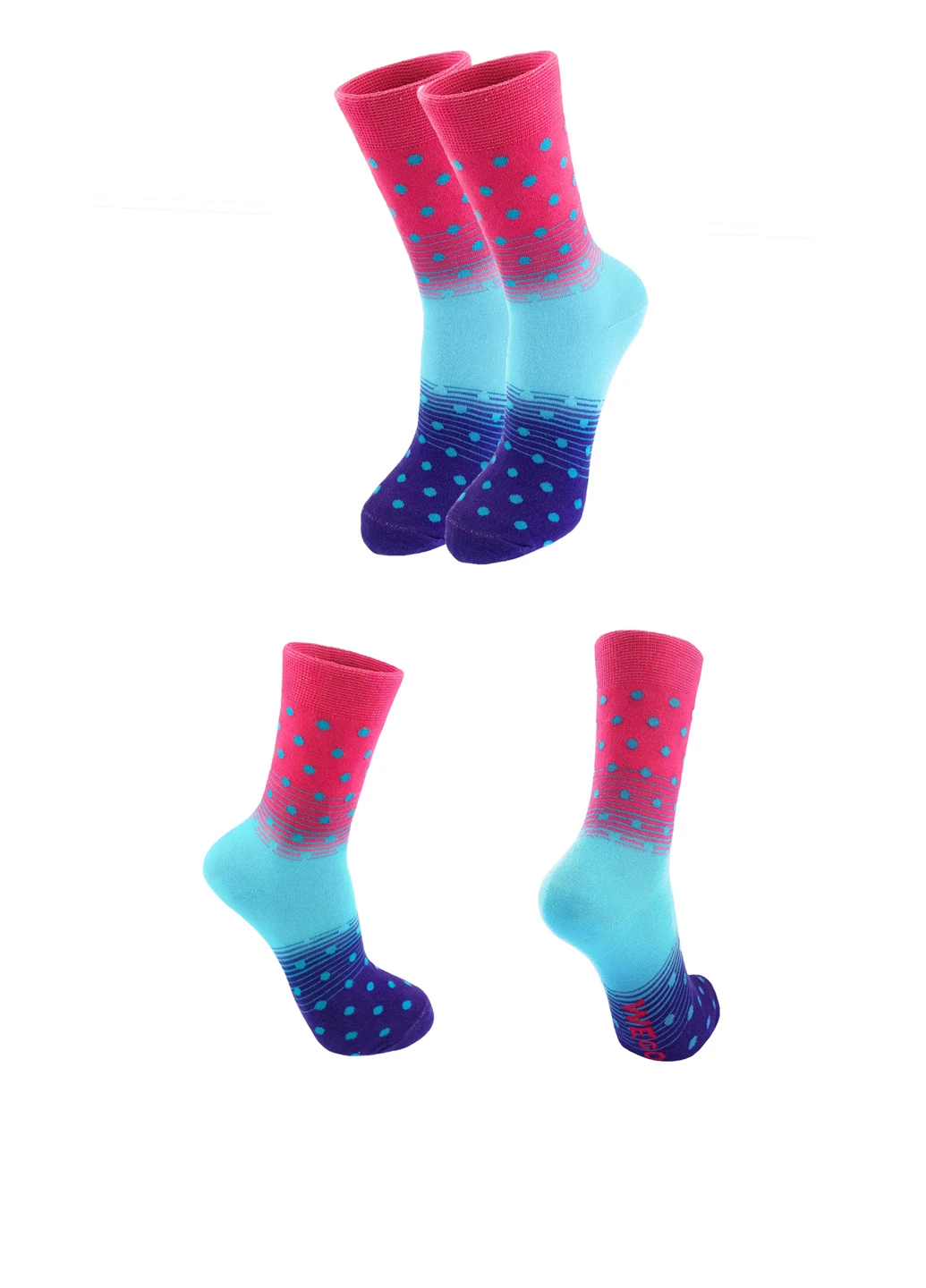 Комбинированные носки Mo-Ko-Ko Socks горошки (25064192)