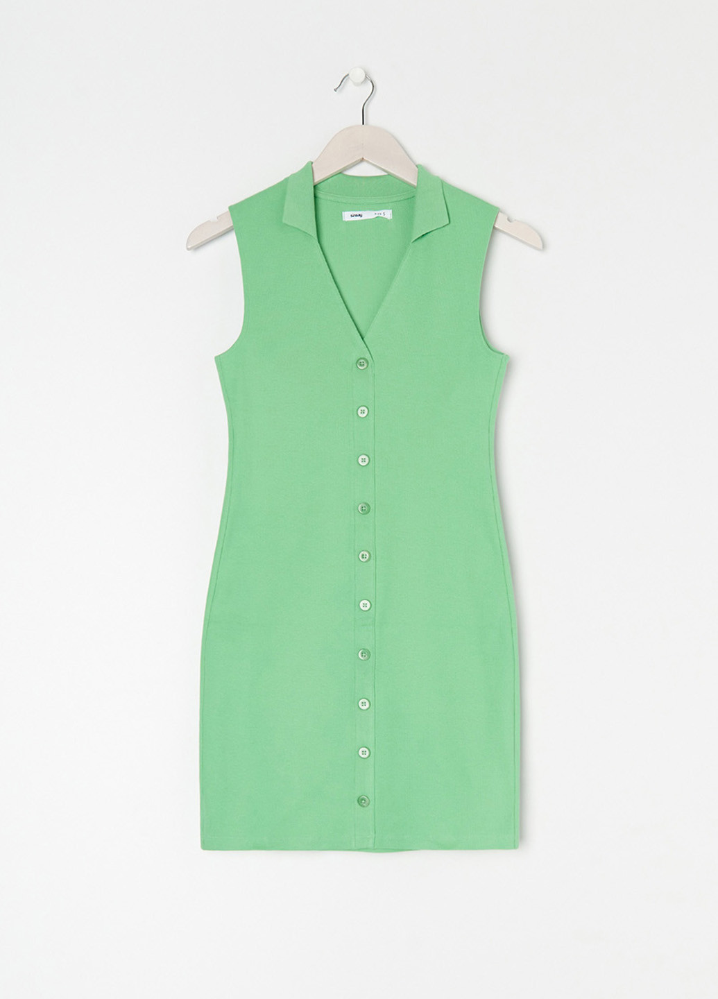 Зелена кежуал сукня Sinsay однотонна