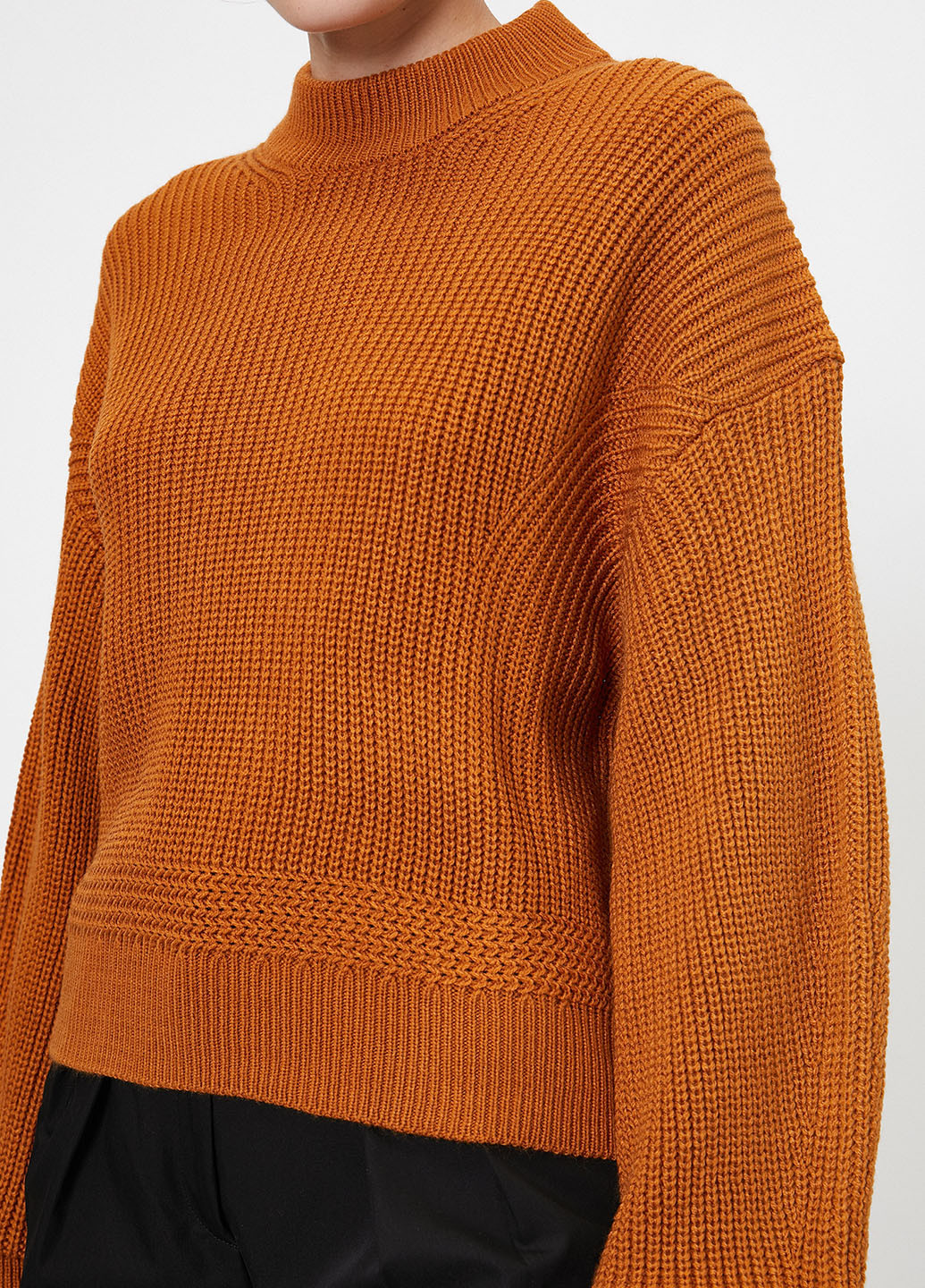 Горчичный зимний свитер KOTON