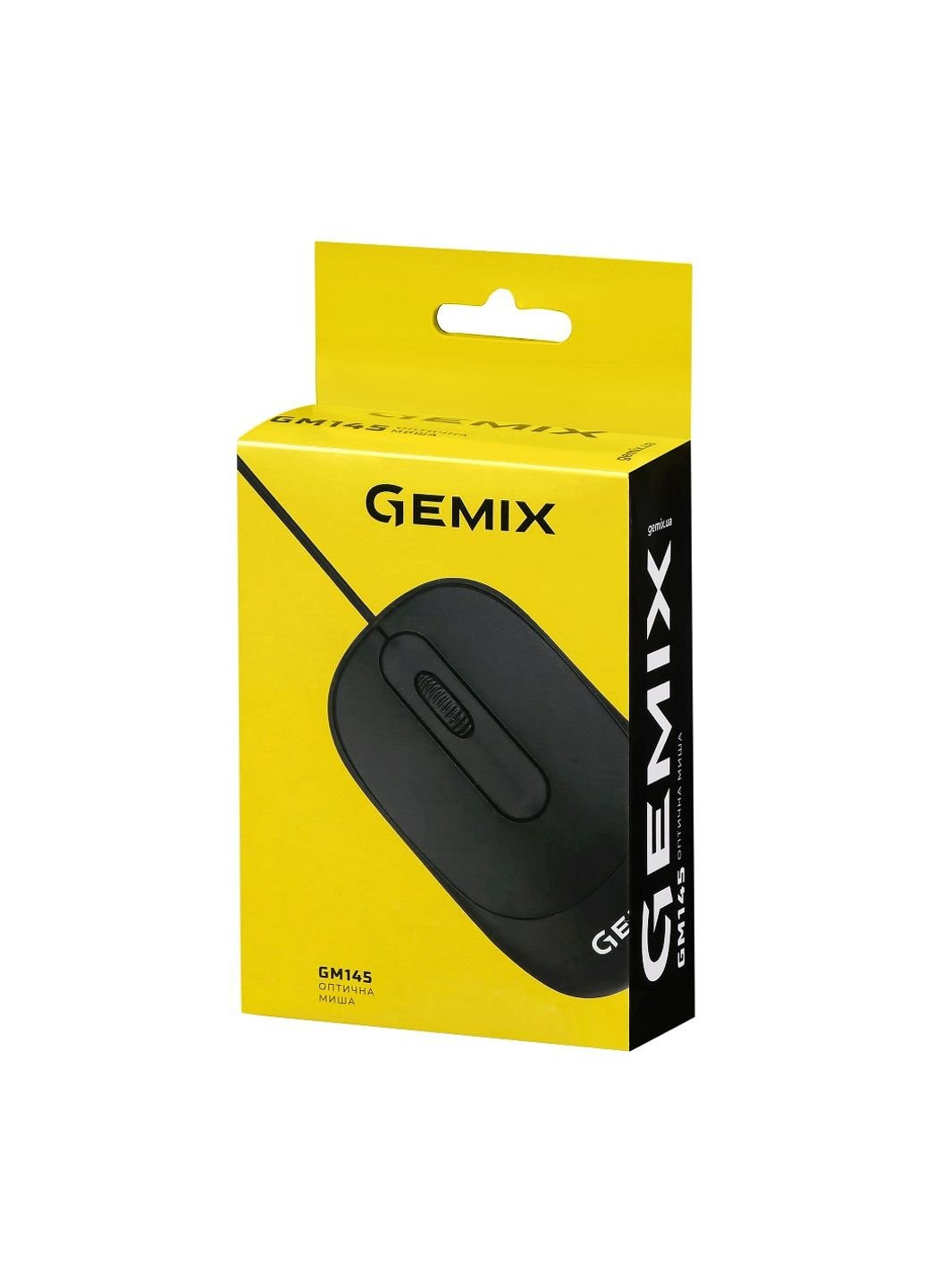 Мишка GM145 USB Black (GM145Bk) Gemix (253547102)