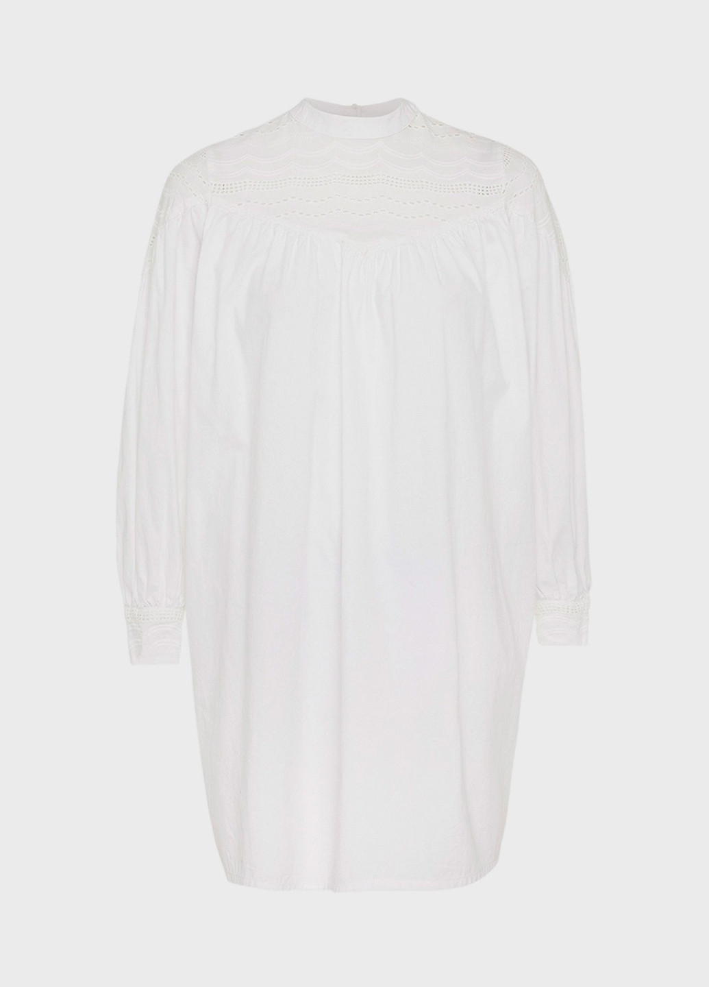 Белое кэжуал платье рубашка Mexx однотонное