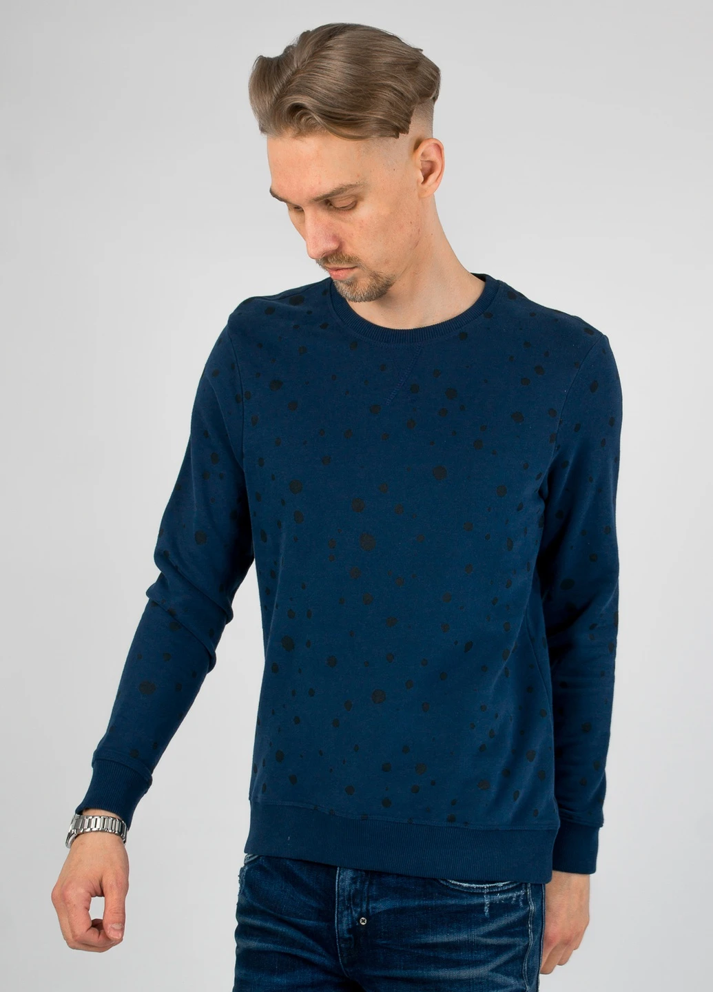 Синий свитшот PHAZZ BRAND (254455941)