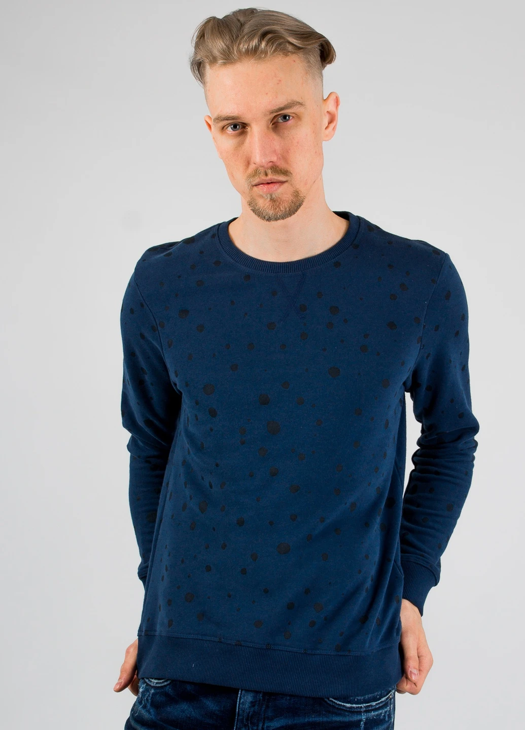 Синий свитшот PHAZZ BRAND (254455941)