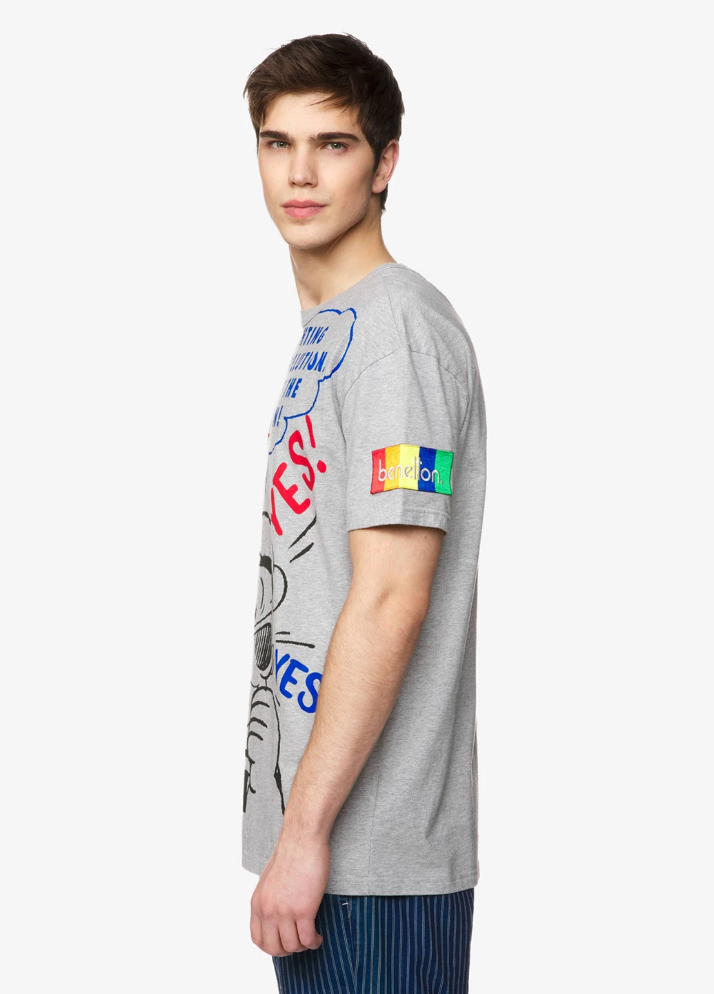 Сіра футболка United Colors of Benetton