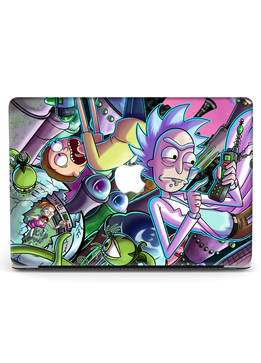 Чехол пластиковый для Apple MacBook Pro 13 A1278 Рик и Морти (Rick and Morty) (9656-1561) MobiPrint (218347942)