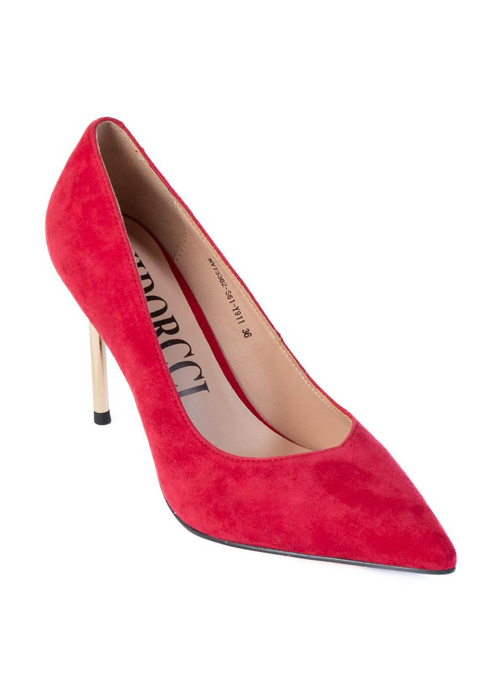 VIDORCCI Туфлі туфлі-човники червоний з натуральна замша, китай — демісезон (363453284)