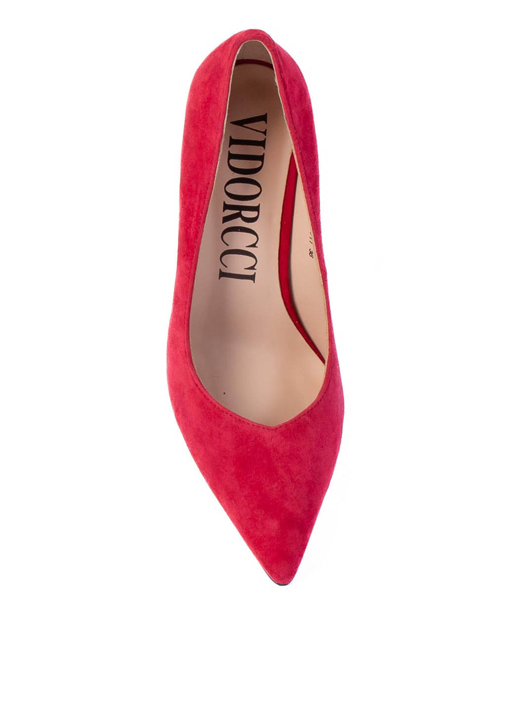 VIDORCCI Туфлі туфлі-човники червоний з натуральна замша, китай — демісезон (363453284)