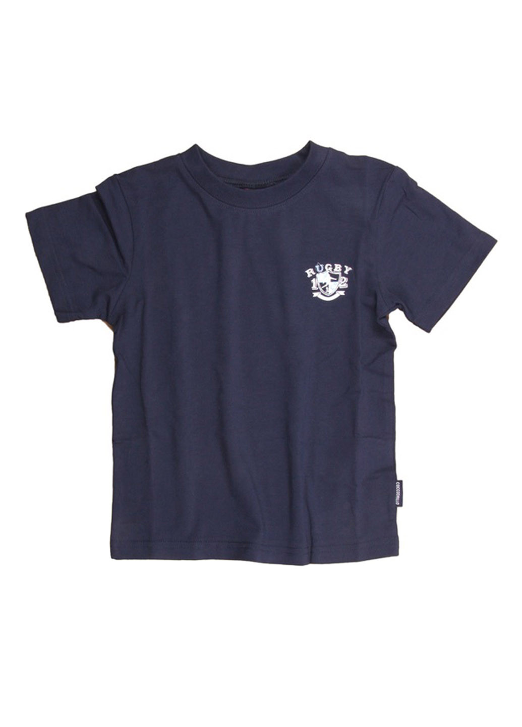 Синяя летняя футболка с коротким рукавом Coccodrillo