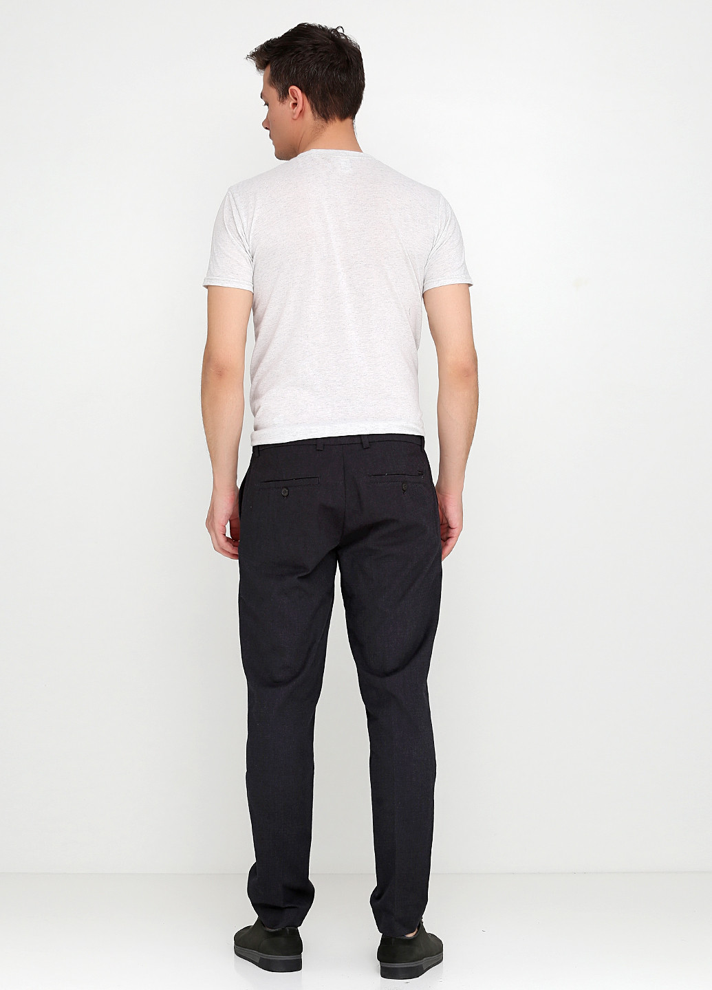 Черные классические демисезонные прямые брюки Finn Flare
