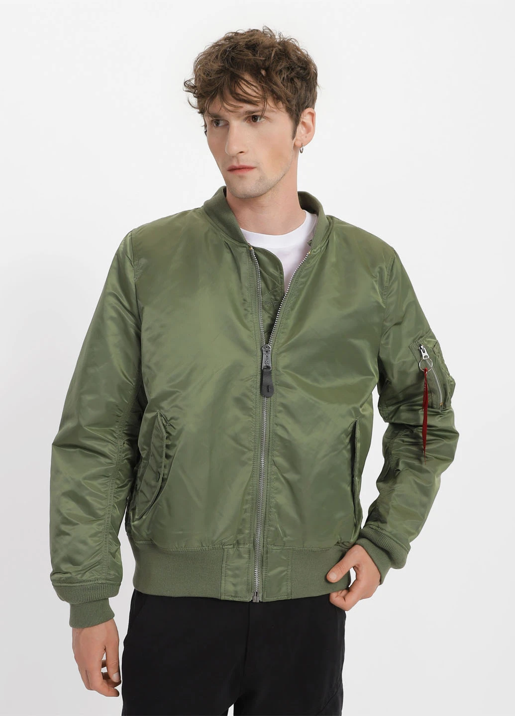 Бомбер Alpha Industries на блискавці (329039710)