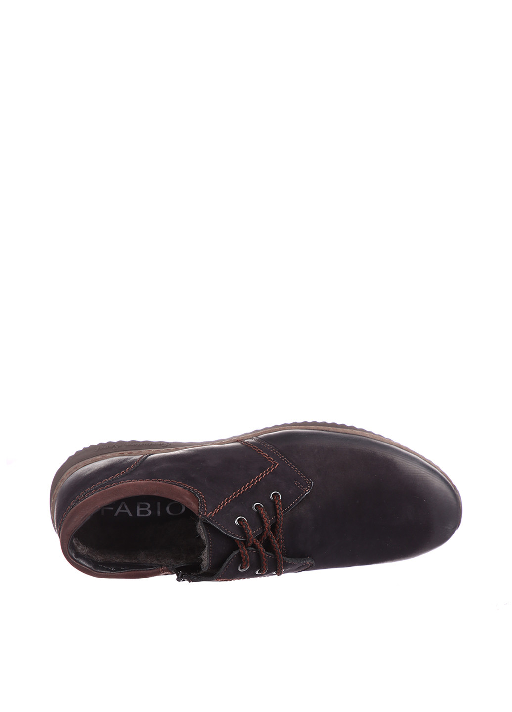 Темно-коричневые зимние ботинки Fabio