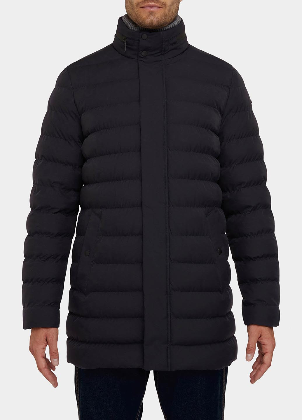 Синяя зимняя куртка Geox