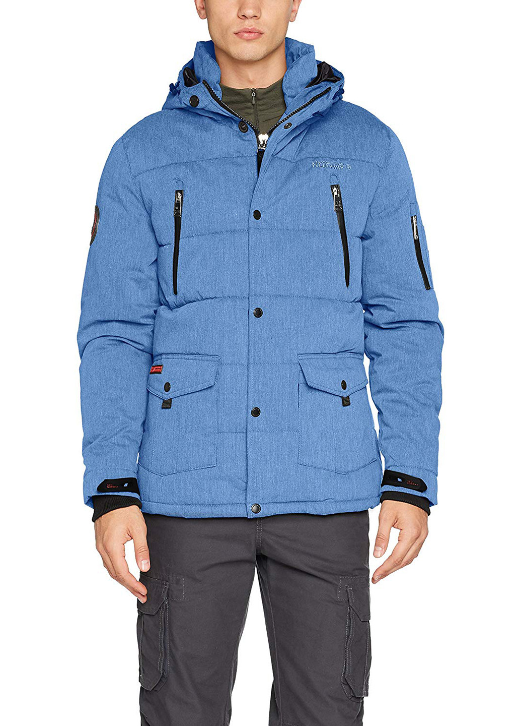 Голубая зимняя куртка Geographical Norway