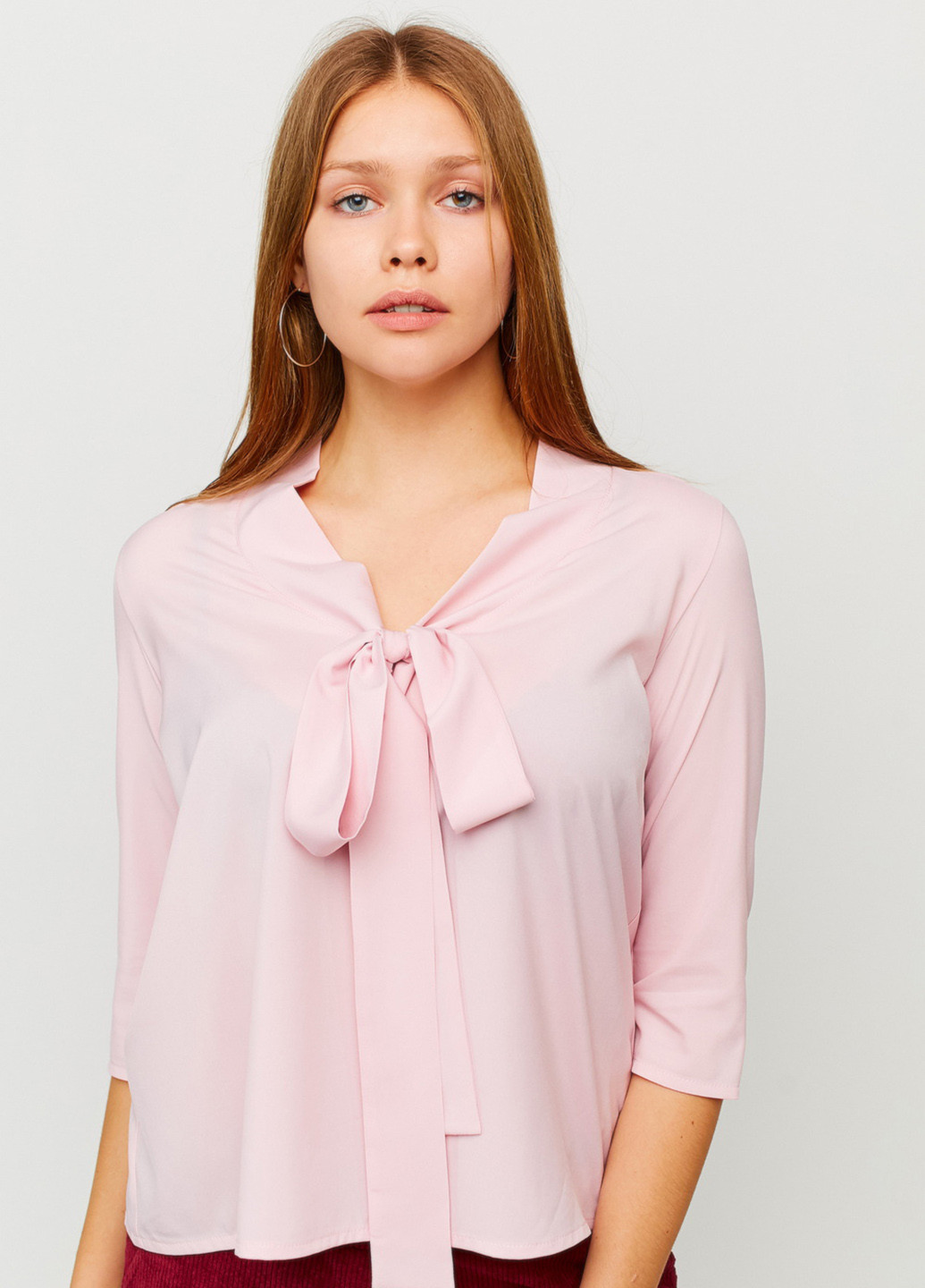 Розовая демисезонная блуза Karree