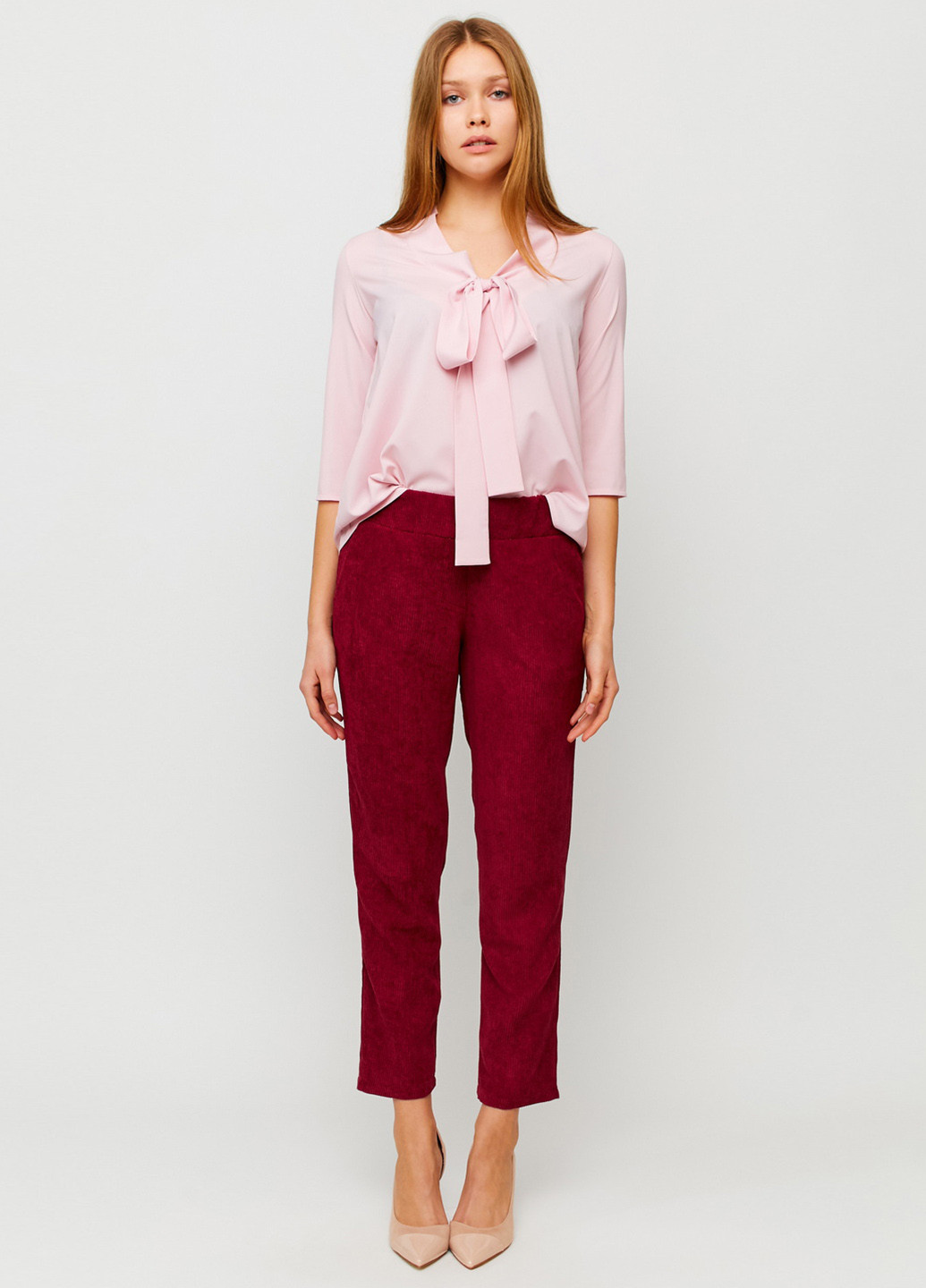 Розовая демисезонная блуза Karree