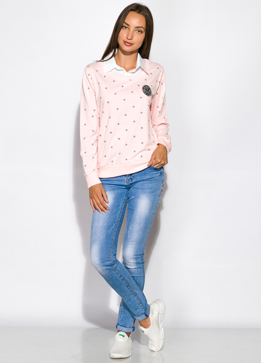 Розовый демисезонный джемпер джемпер Time of Style