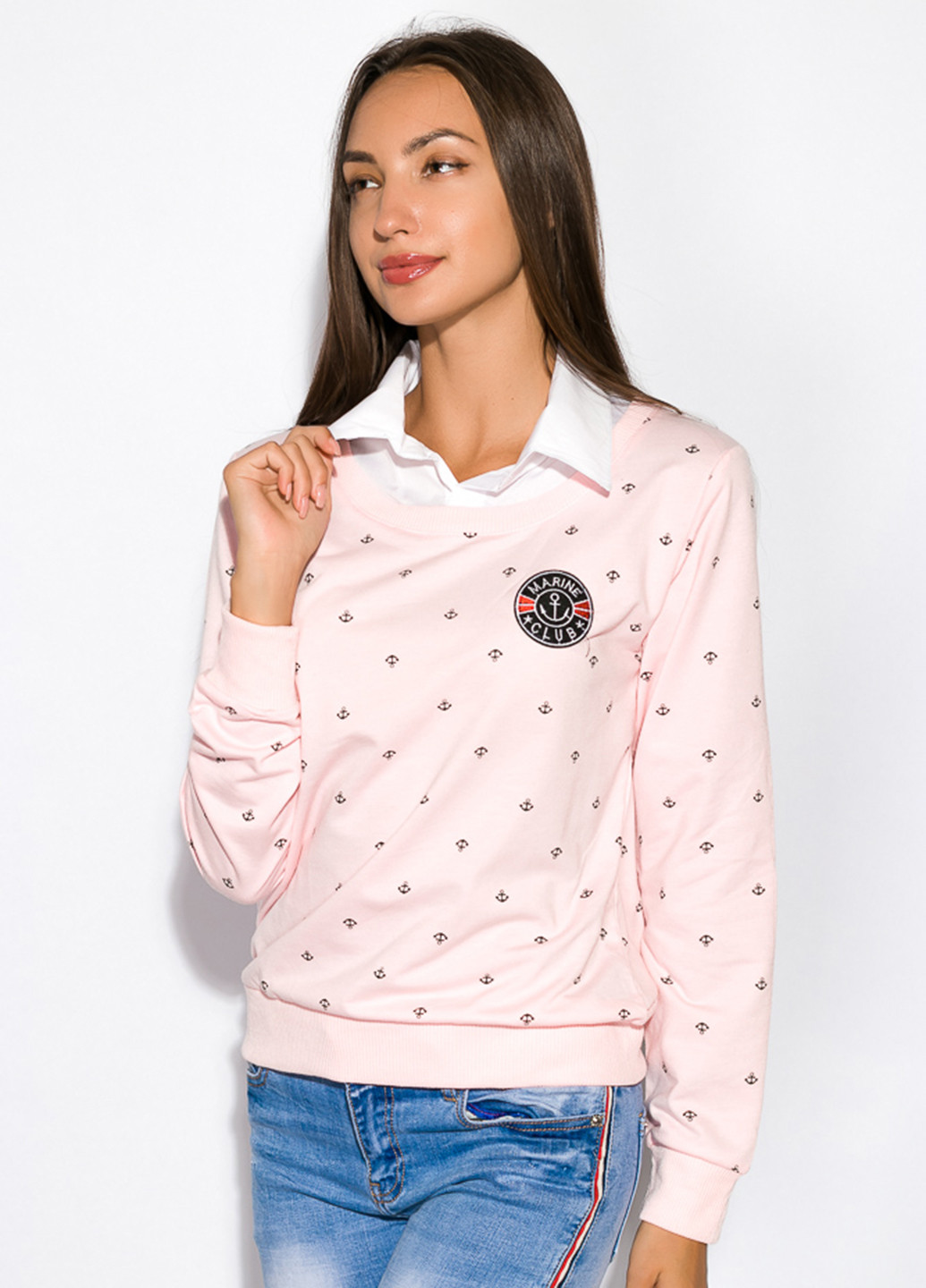 Розовый демисезонный джемпер джемпер Time of Style