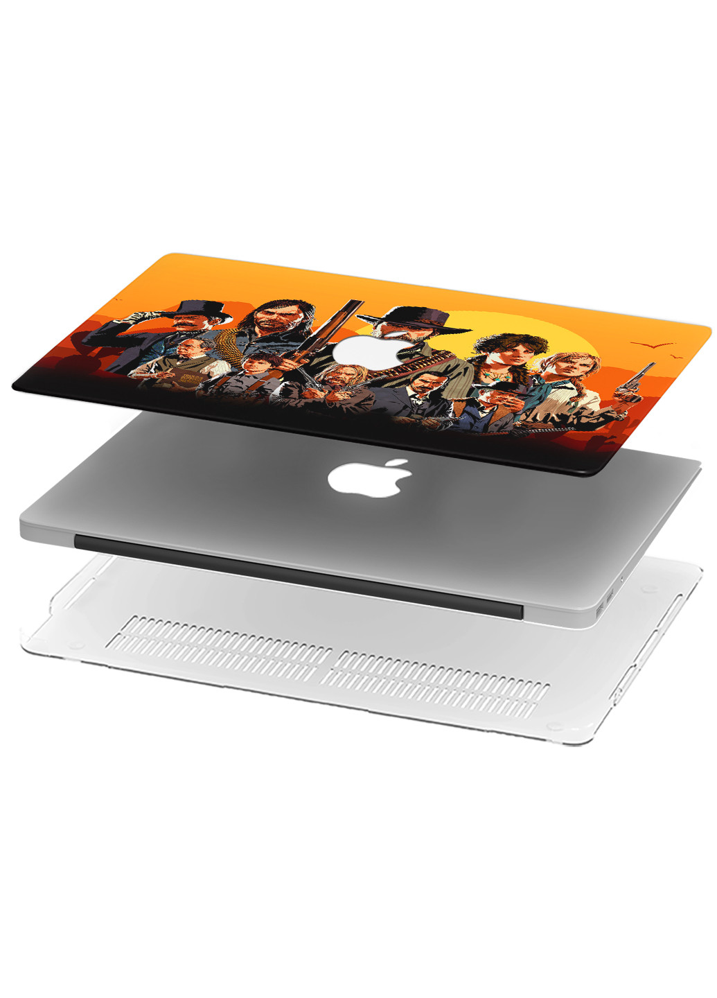 Чохол пластиковий для Apple MacBook Pro 13 A1278 гра Red Dead Redemption 2 (6347-2441) MobiPrint (218861703)