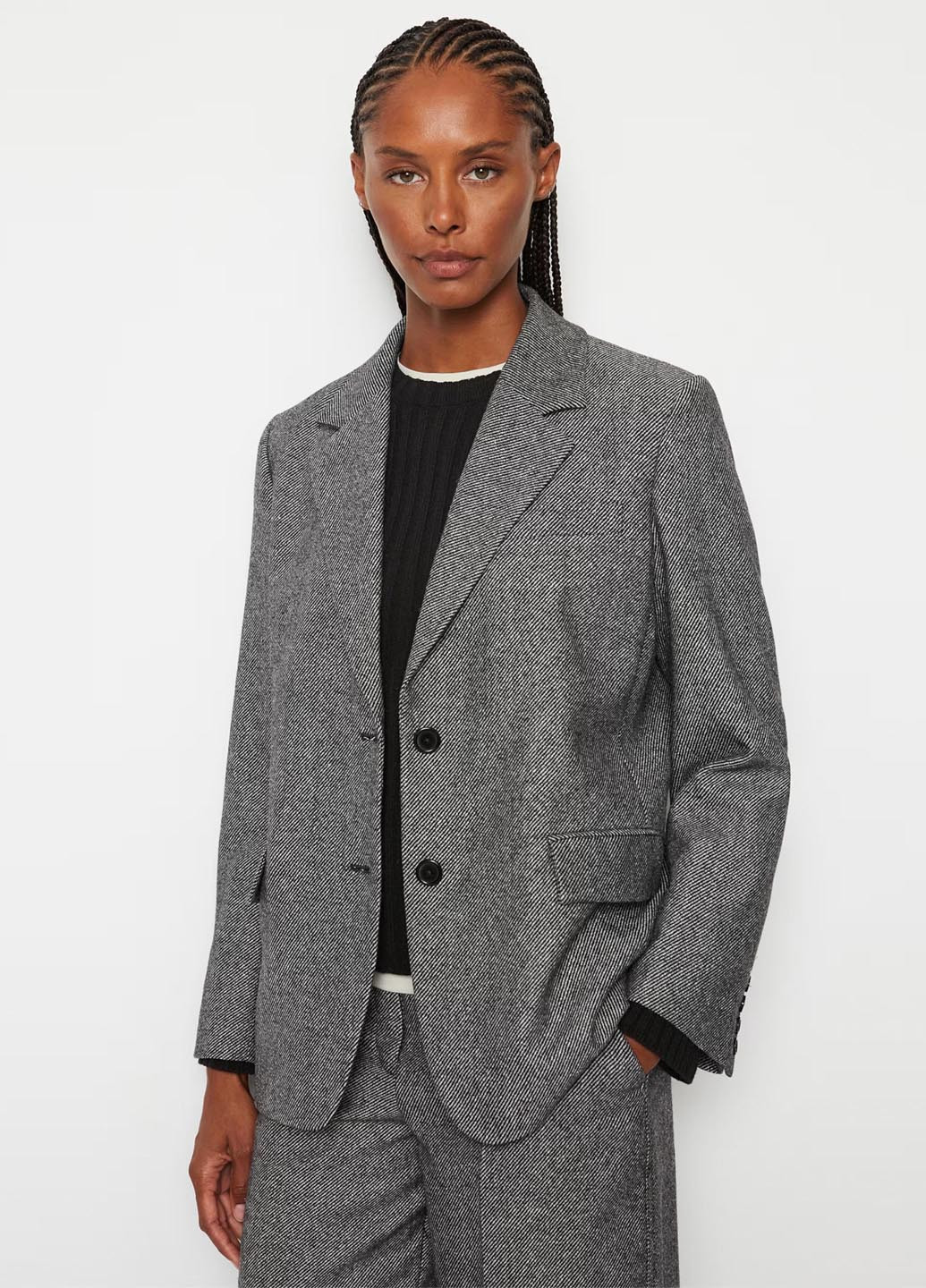 Цветной женский жакет Marc O'Polo полосатый - демисезонный