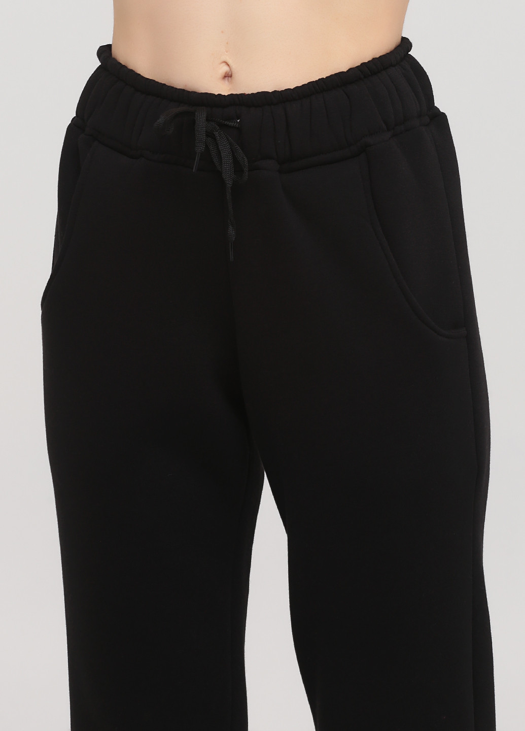 Черные спортивные демисезонные джоггеры брюки Radda