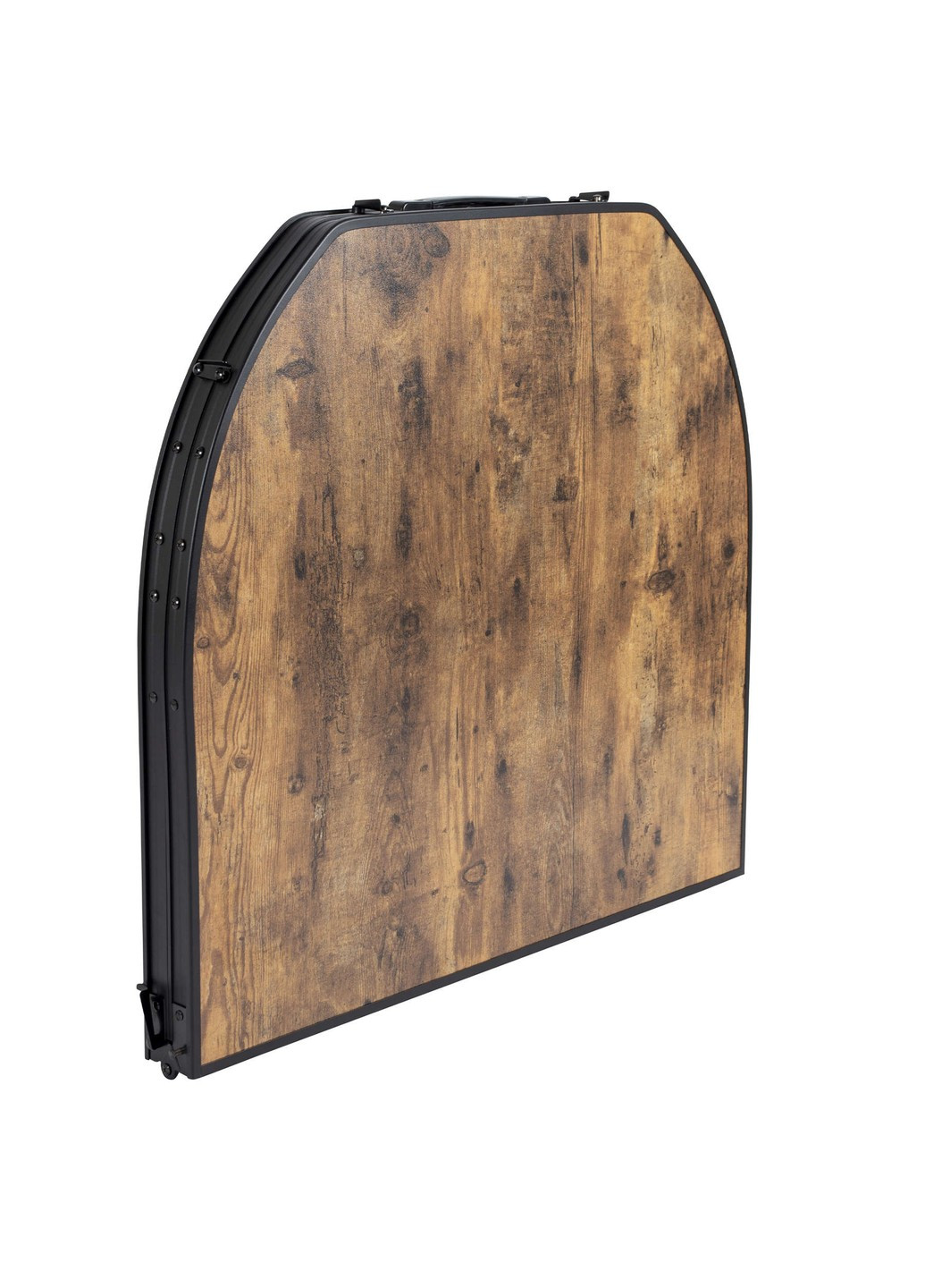 Стол Woodbine Oval 150x80 cm Black/Wood look (1404230) Bo-Camp (253429767)