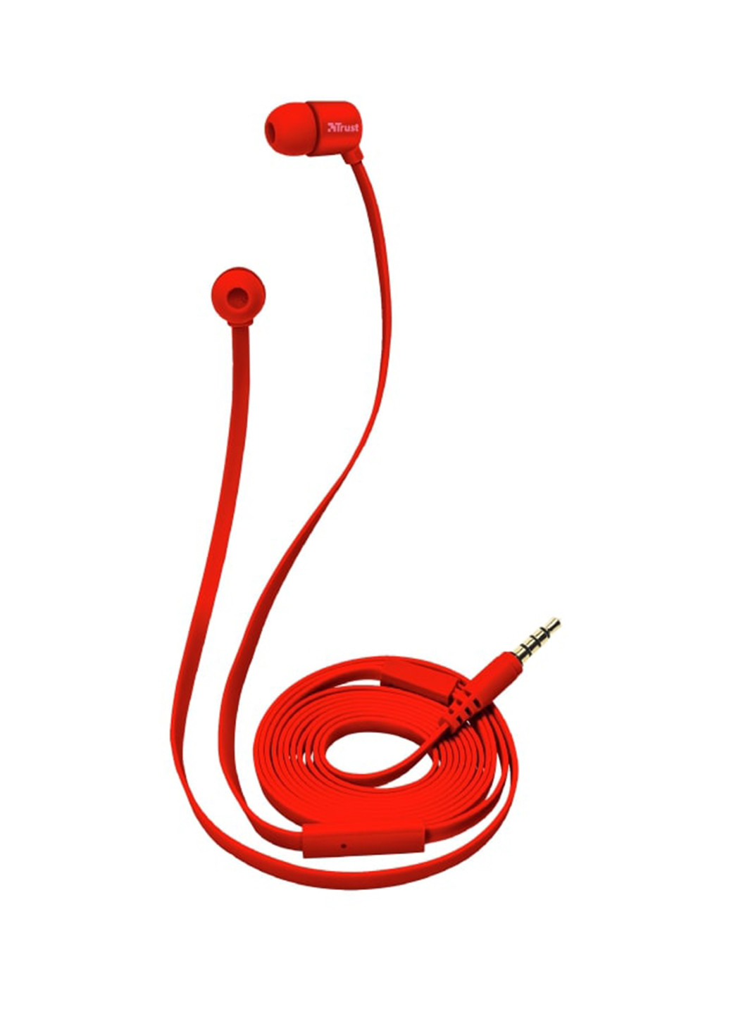 Навушники Mic Full Red Trust Duga червоні