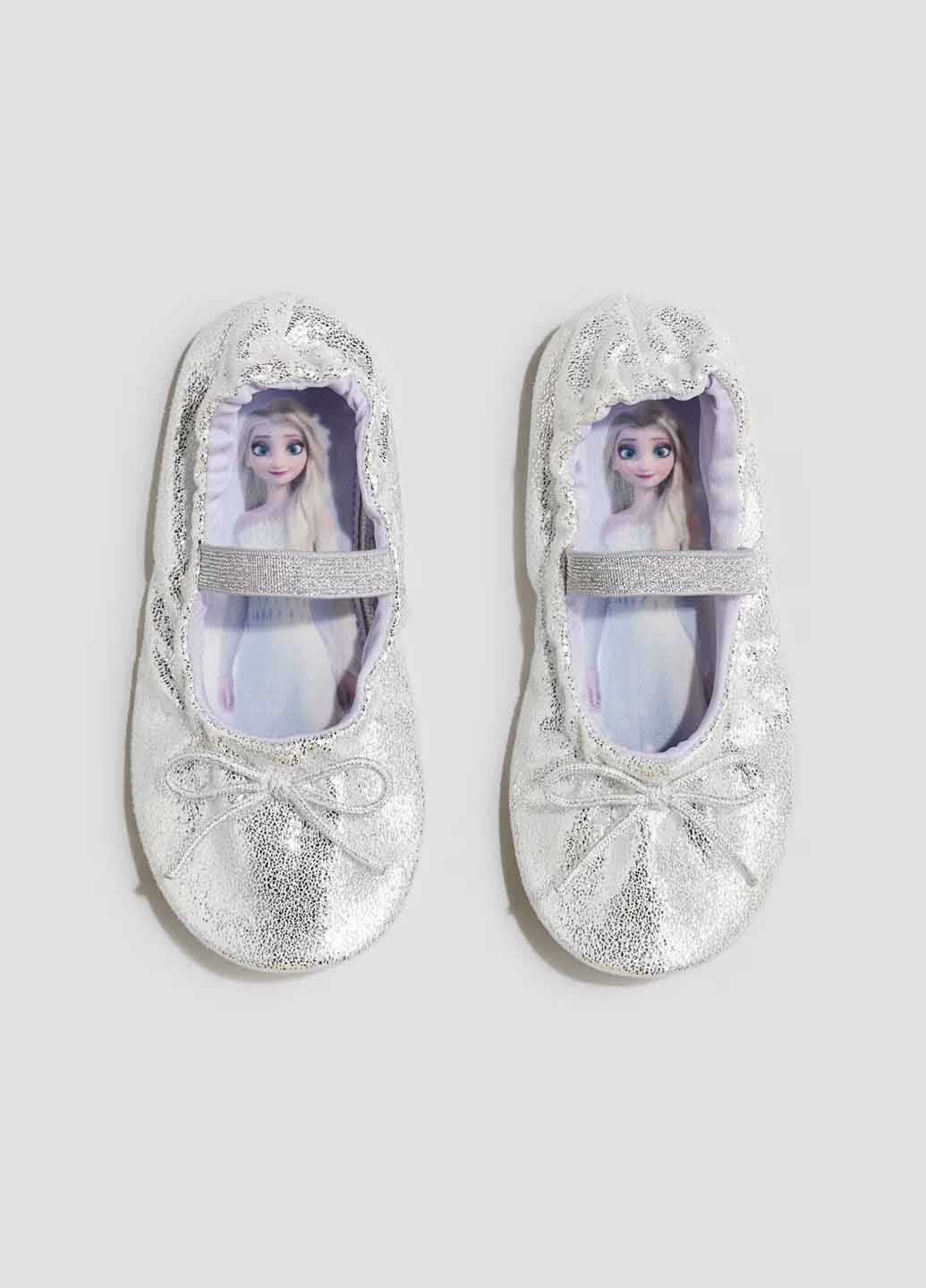 Серебристые чешки H&M