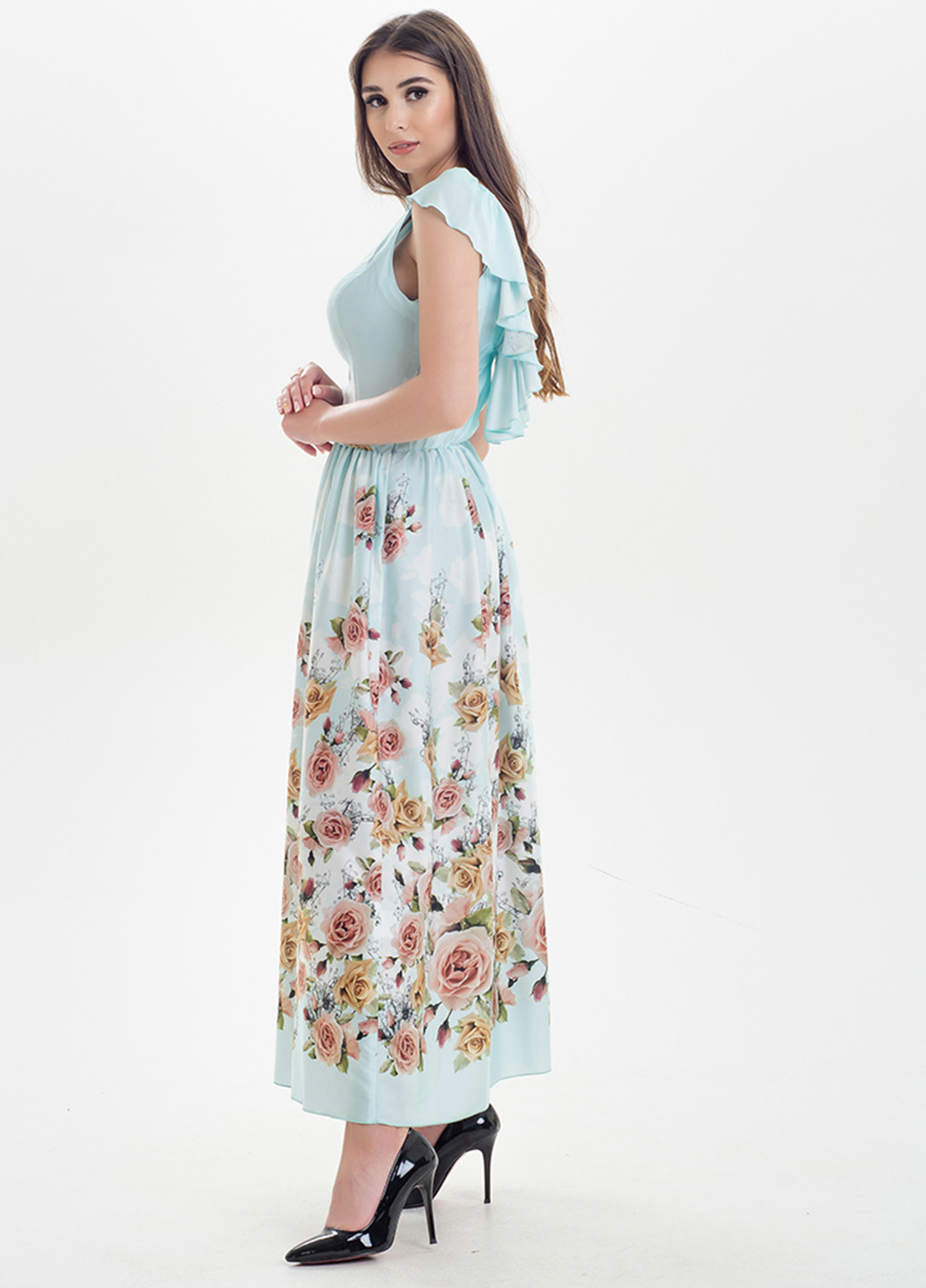 М'ятна кежуал сукня Sellin з квітковим принтом