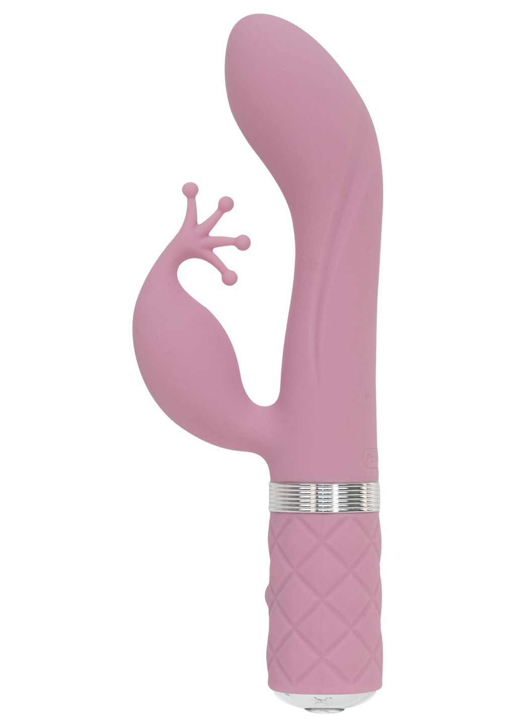 Роскошный вибратор-кролик - Kinky Pink с кристаллом Сваровски Pillow Talk (252146208)