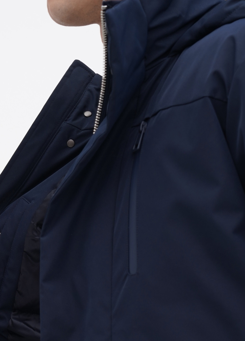 Темно-синяя демисезонная куртка Reserved
