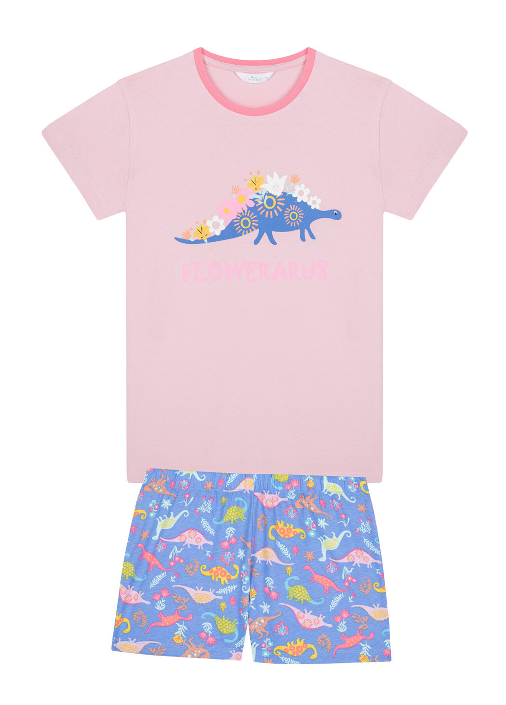 Светло-розовая всесезон пижама (футболка, шорты) Penti