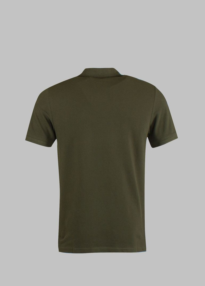 Оливковая (хаки) футболка-поло для мужчин C&A