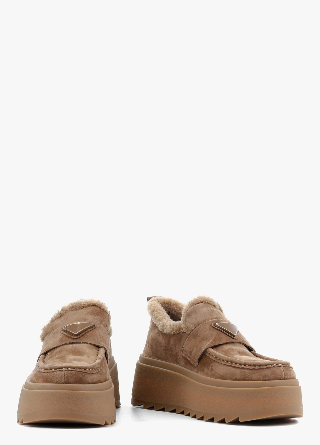 Le'BERDES Туфлі коричневий з натуральна замша, україна — зима (370483579)