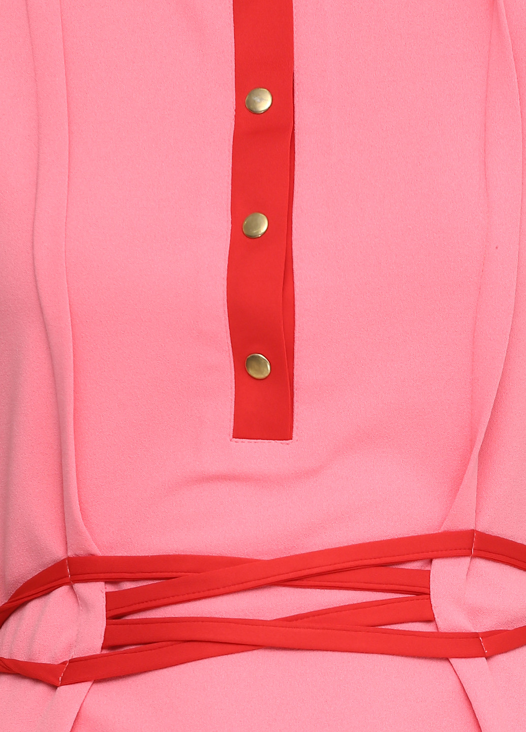 Розовое кэжуал платье N&C однотонное