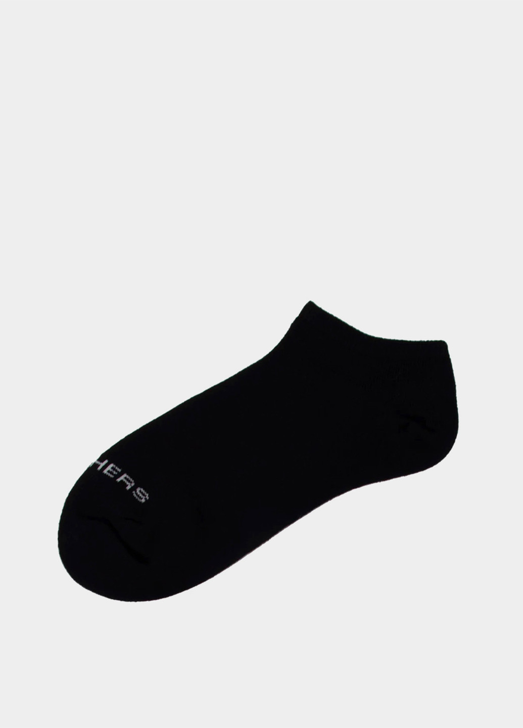 Чёрные носки (3 пары) Skechers однотонные (325233072)