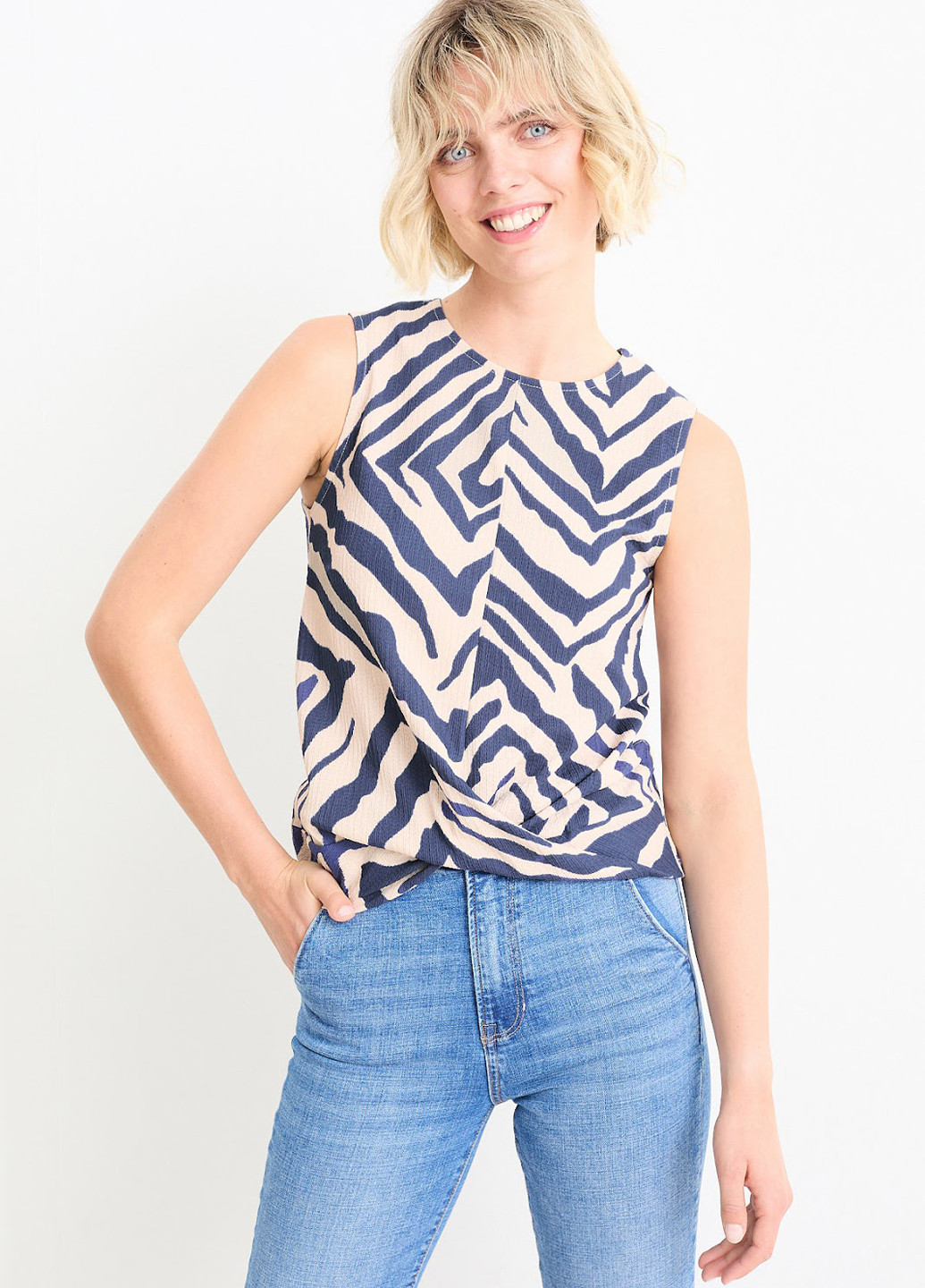 Комбинированная блуза C&A