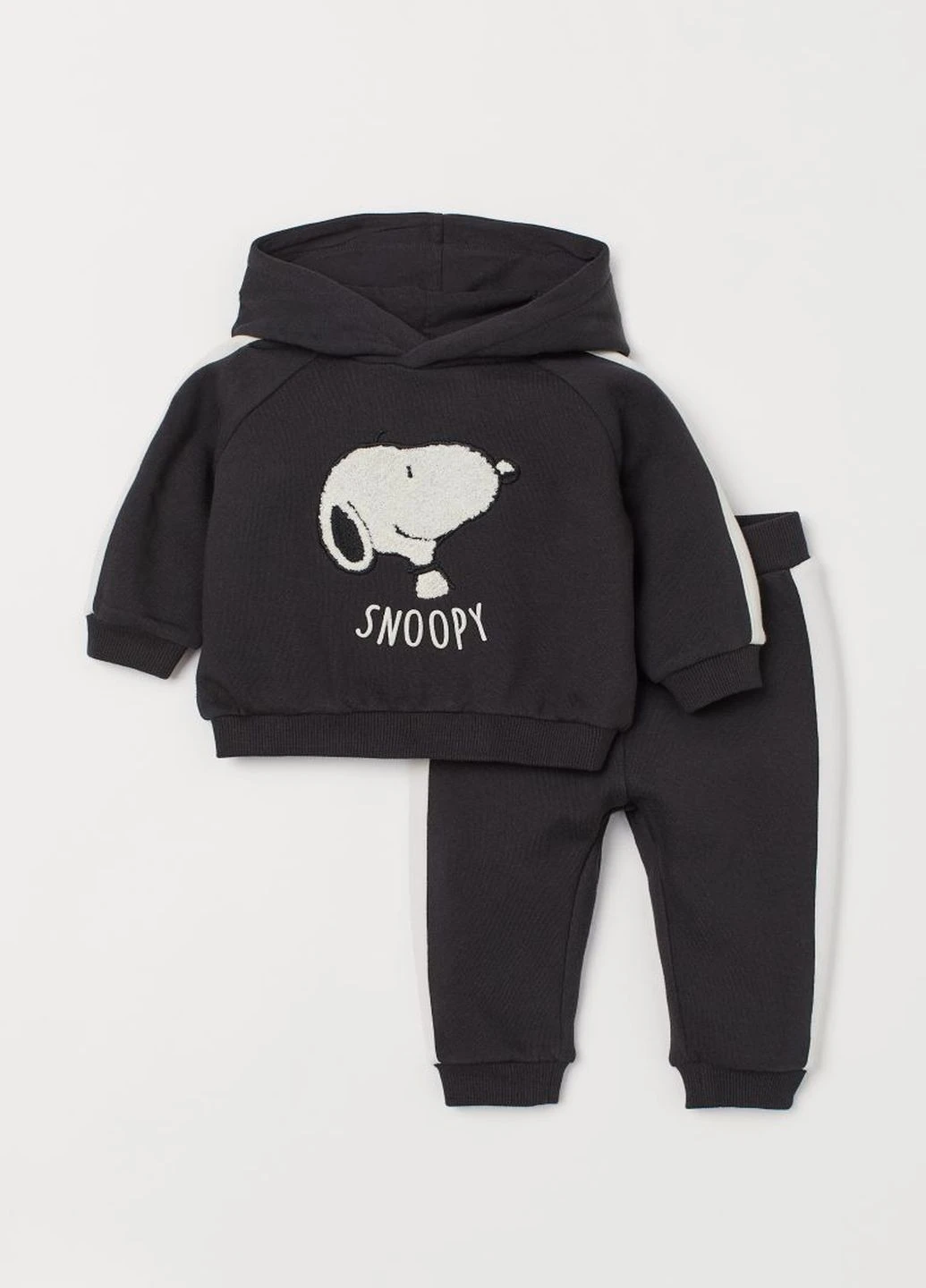 Черные спортивные демисезонные брюки H&M