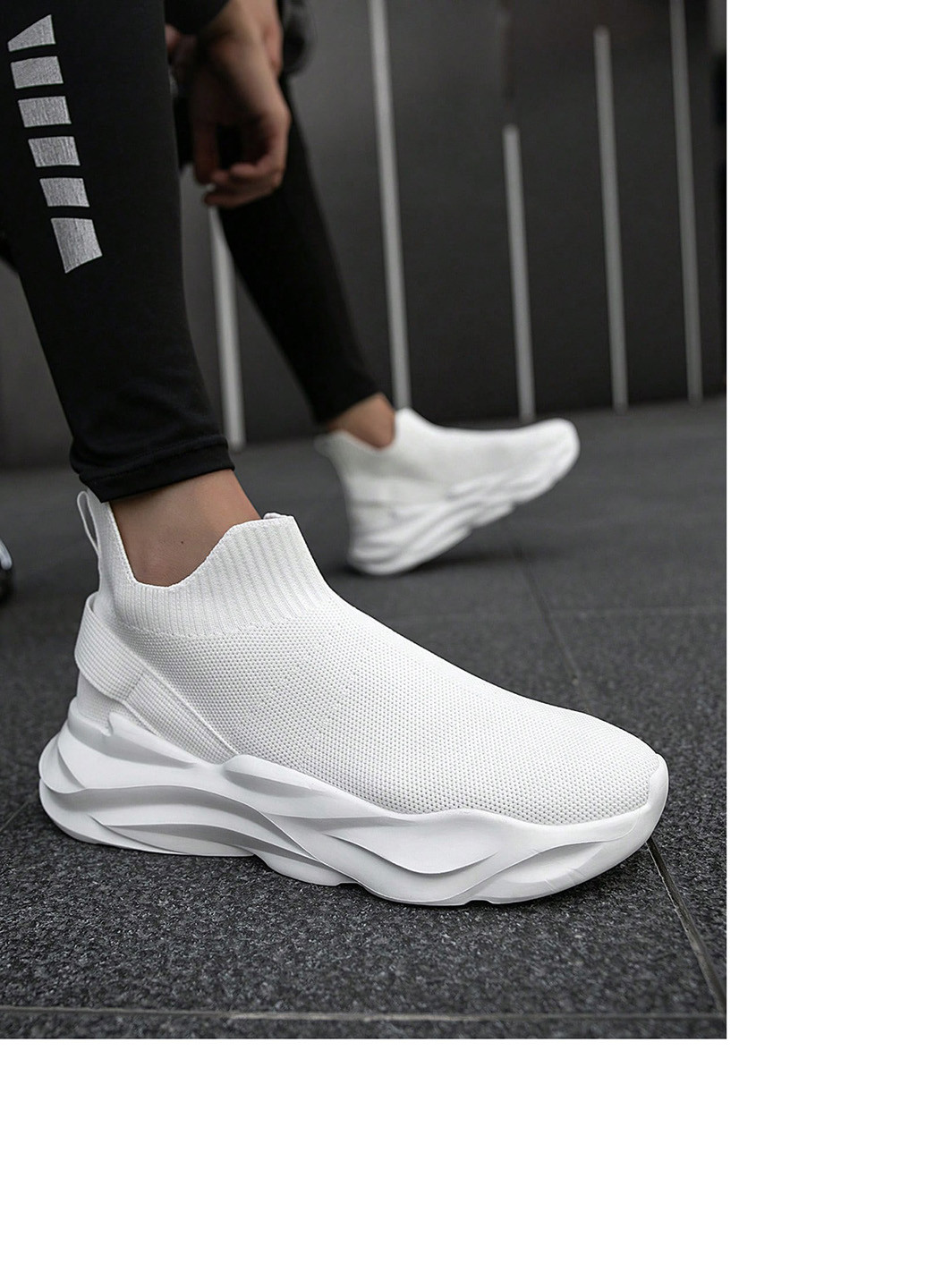 Білі Осінні кросівки SHEIN