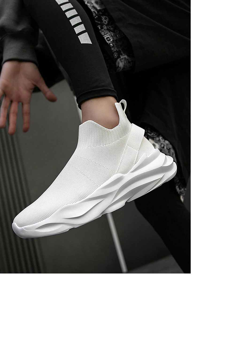 Білі Осінні кросівки SHEIN