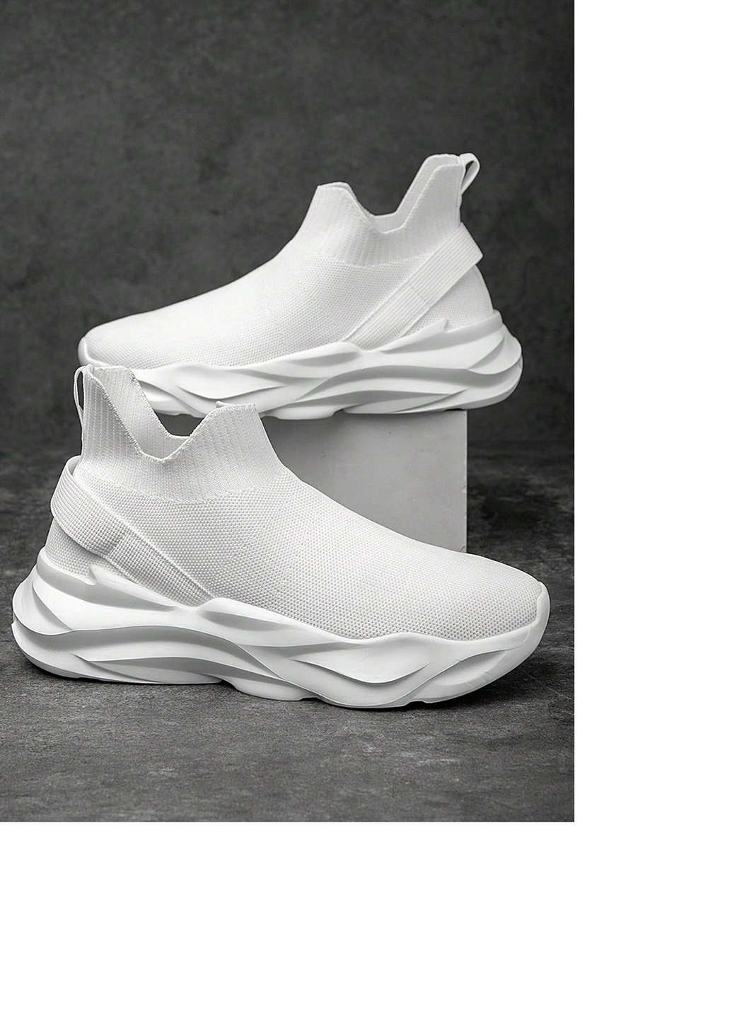 Білі Осінні кросівки SHEIN