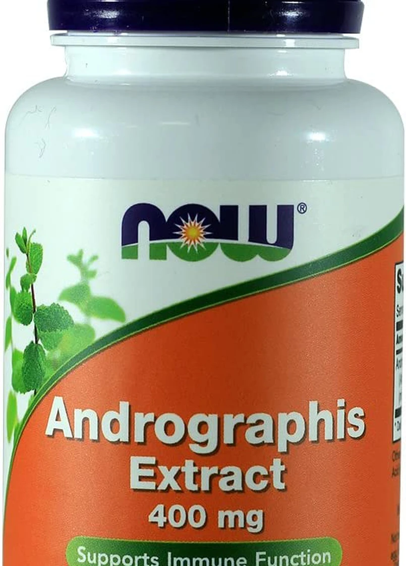 Екстракт андрографісу Andrographis Extract 400 mg 90 Veg Capsules Now (254916590)