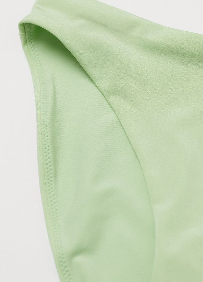 Светло-зеленые плавки бикини однотонные H&M