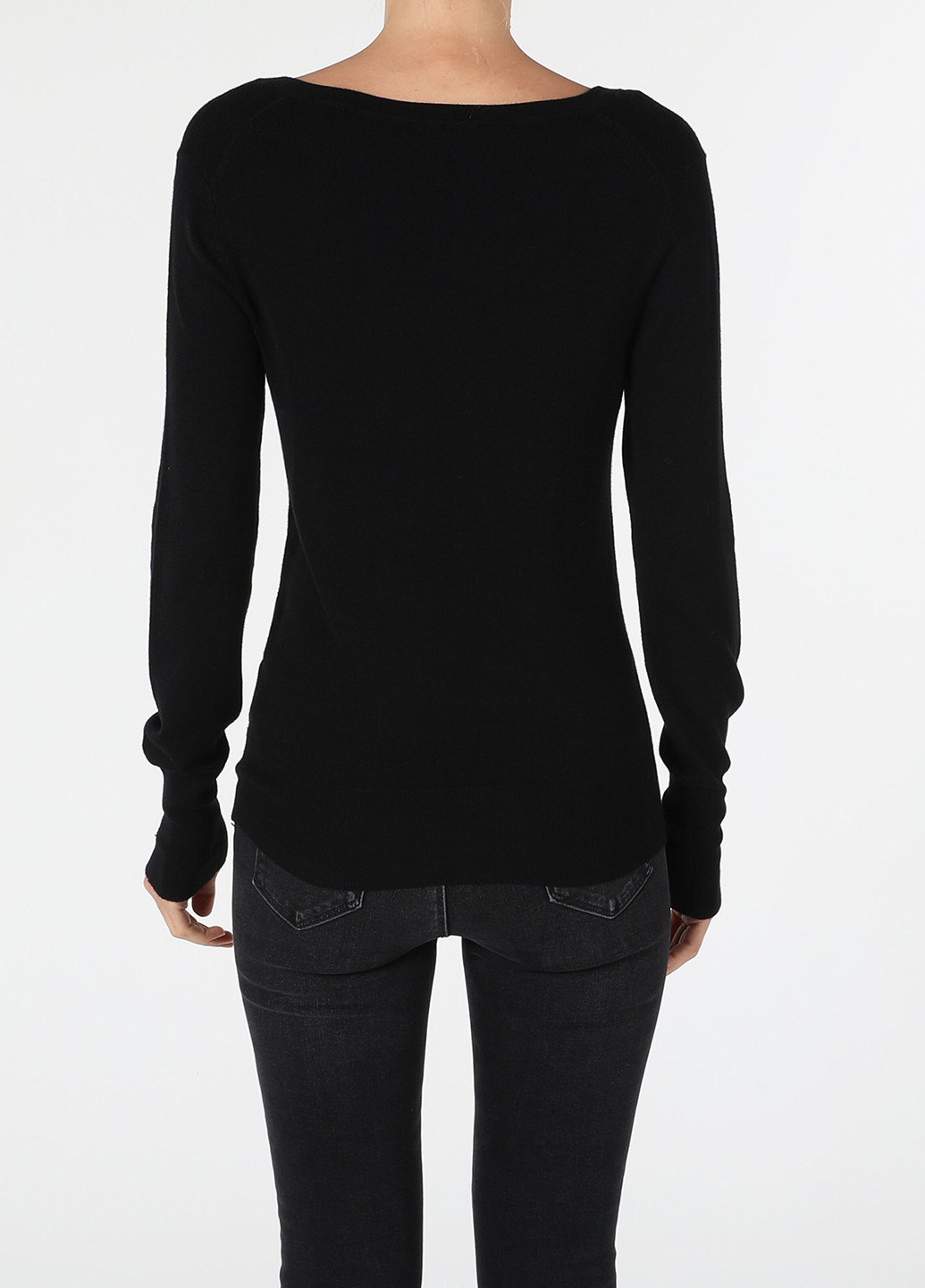 Черный демисезонный пуловер пуловер Colin's