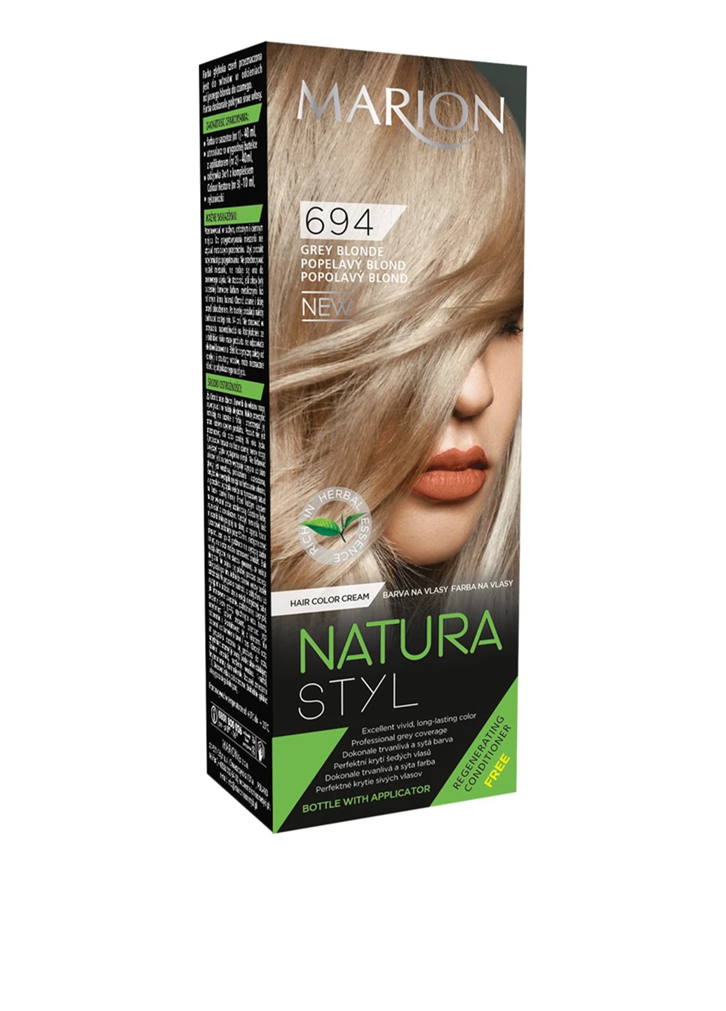 Фарба Natura Styl №694 (попелястий блонд), 40 мл Marion (32528609)