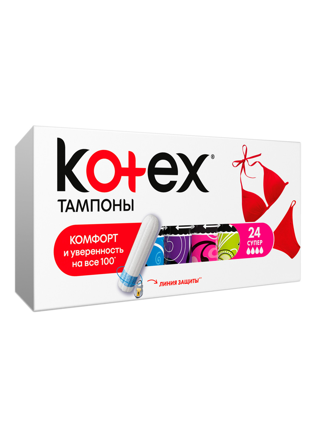 Гігієнічні тампони коtex super, 24 шт Kotex 5029053534626 (256012142)