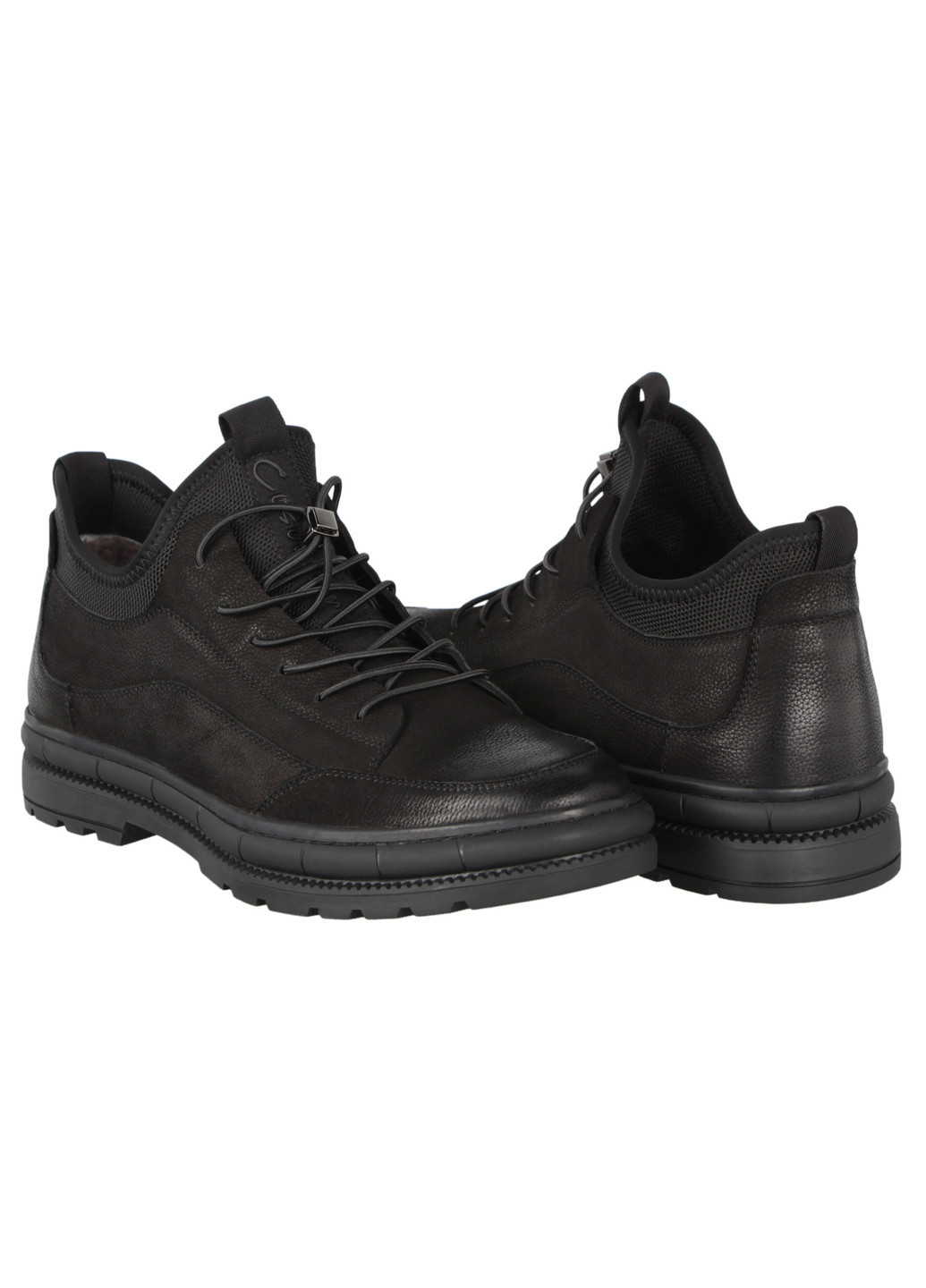 Черные зимние мужские зимние ботинки 197628 Cosottinni