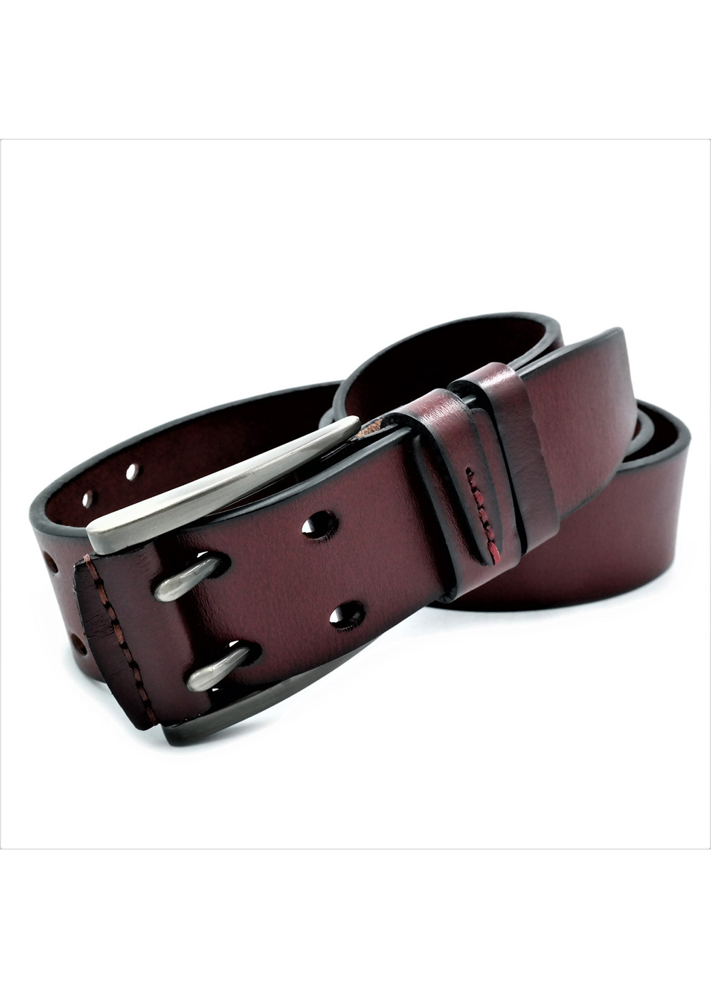 Мужской кожаный ремень 110-125х4 см Le-Mon (253491263)