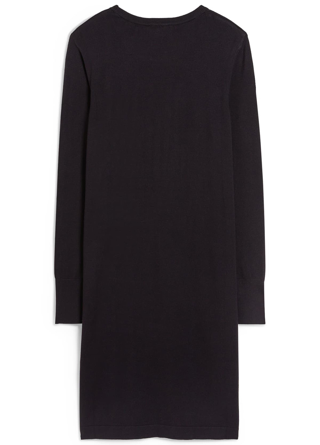 Черное кэжуал платье C&A однотонное