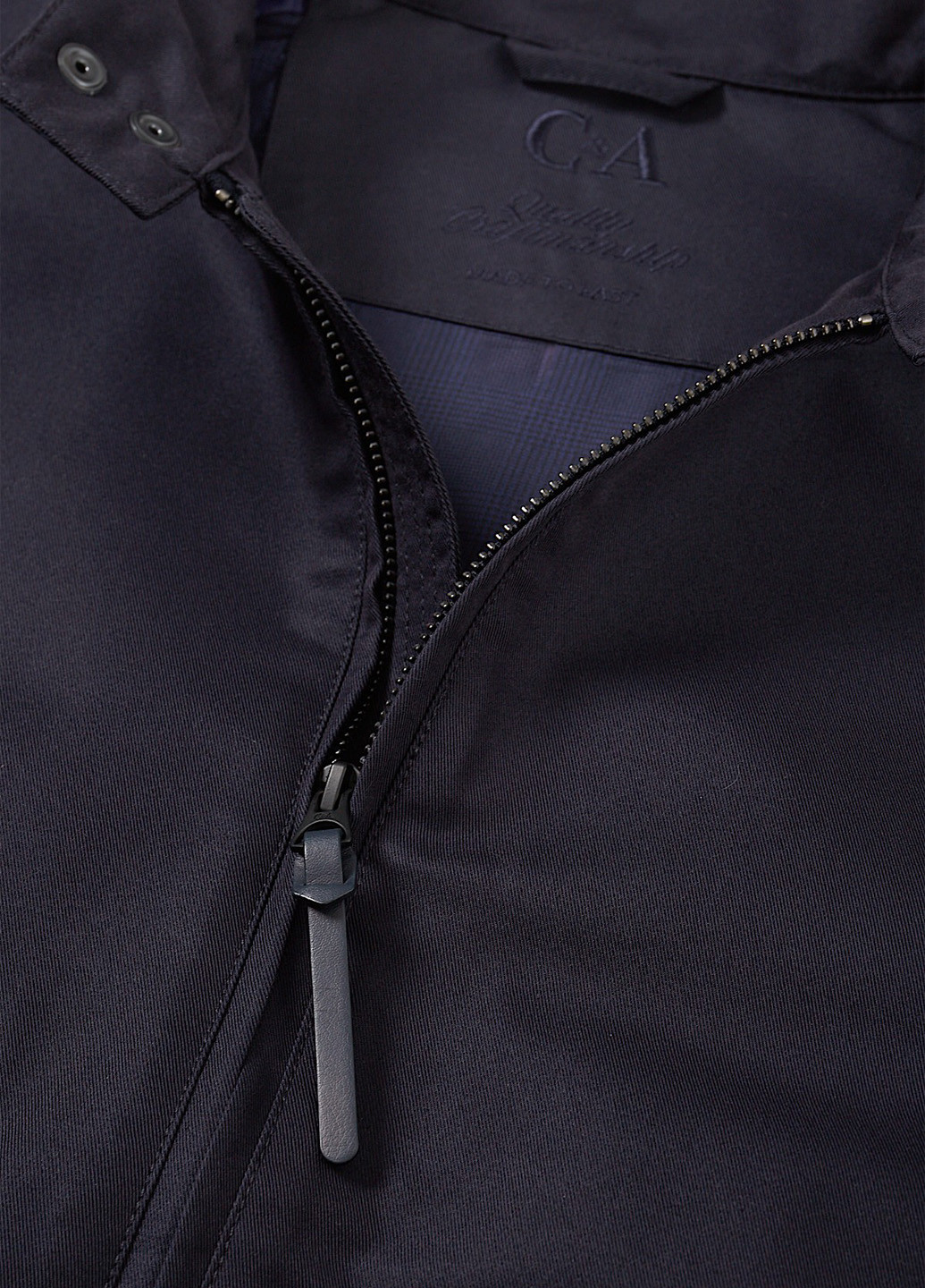Темно-синяя демисезонная куртка C&A