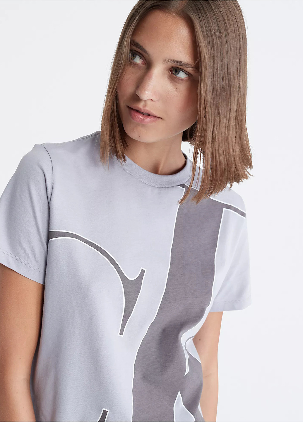 Сіра літня футболка Calvin Klein
